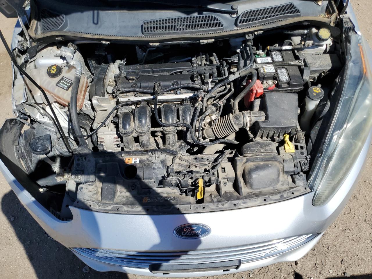 2017 Ford Fiesta VIN 3FADP4BJ8HM143397 Copart auction photo, all over damage thumbnail 11