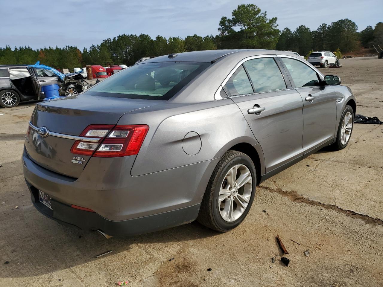 2014 Ford Taurus VIN 1FAHP2H88EG153895 Copart auction photo, all over damage thumbnail 4
