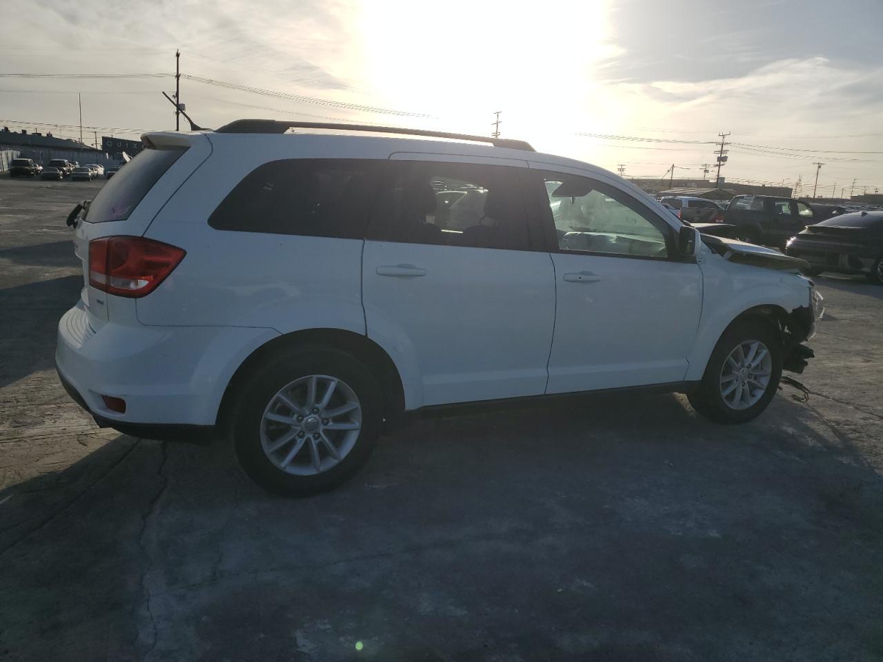 2015 Dodge Journey VIN 3C4PDCBB6FT575900 Copart auction photo, front end damage thumbnail 3