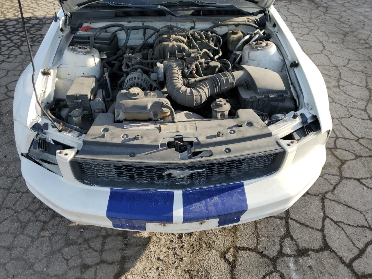 2008 Ford Mustang VIN 1ZVHT84N685200830 Copart auction photo, front end damage thumbnail 11
