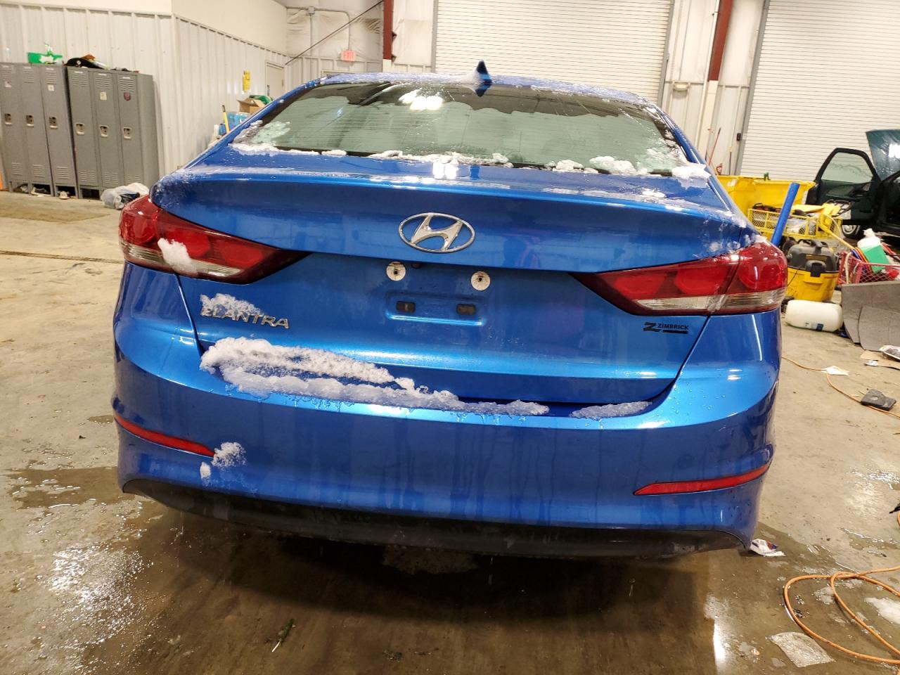2018 Hyundai Elantra VIN 5NPD84LF0JH287703 Copart auction photo, front end damage thumbnail 6