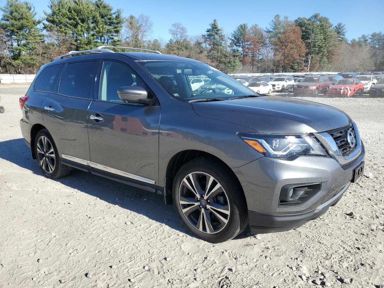 2020 Nissan Pathfinder VIN 5N1DR2DM7LC646859 Copart auction photo, side damage thumbnail 4