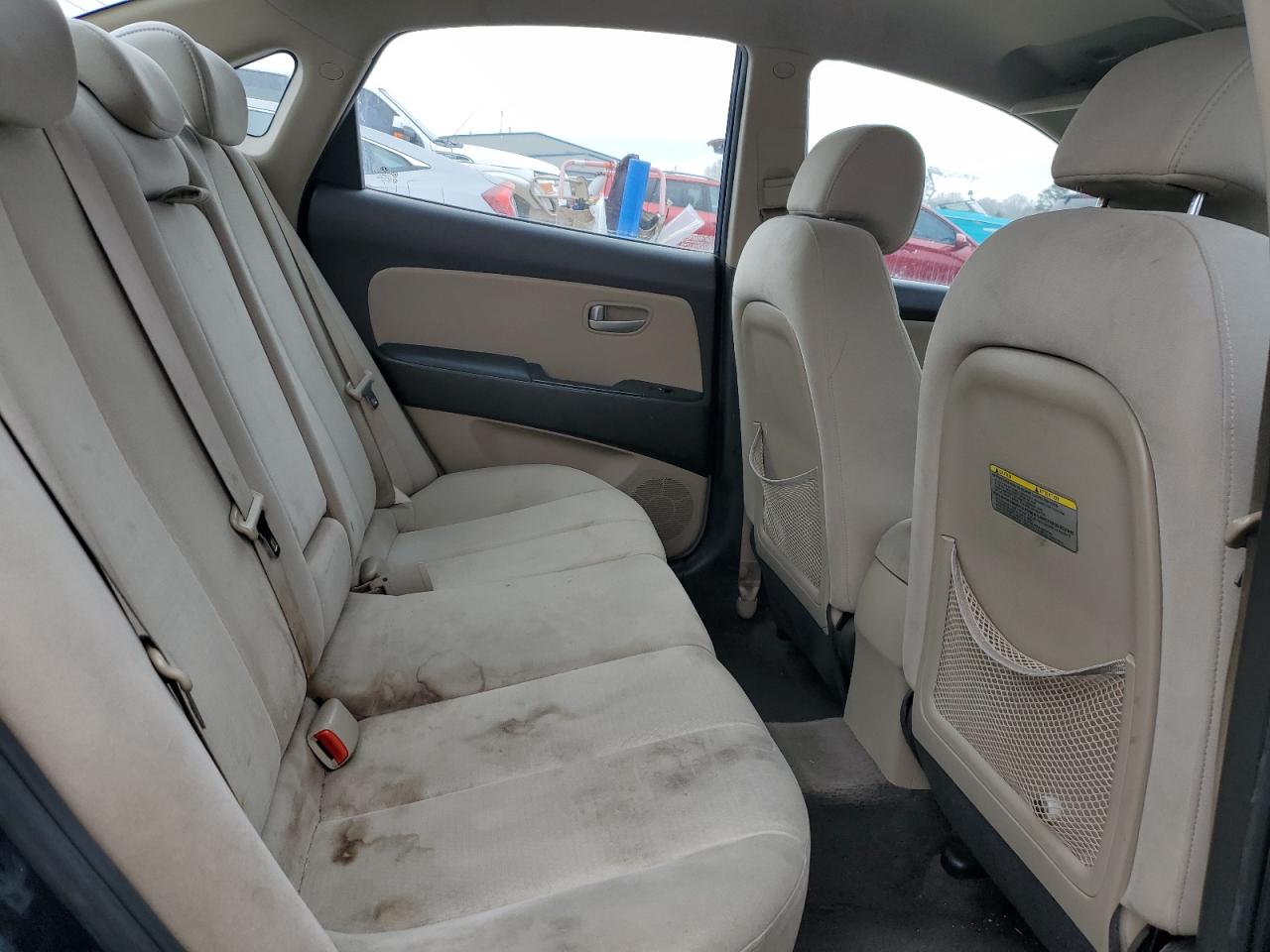 2009 Hyundai Elantra VIN KMHDU46D19U616783 Copart auction photo, side / rear end damage thumbnail 10