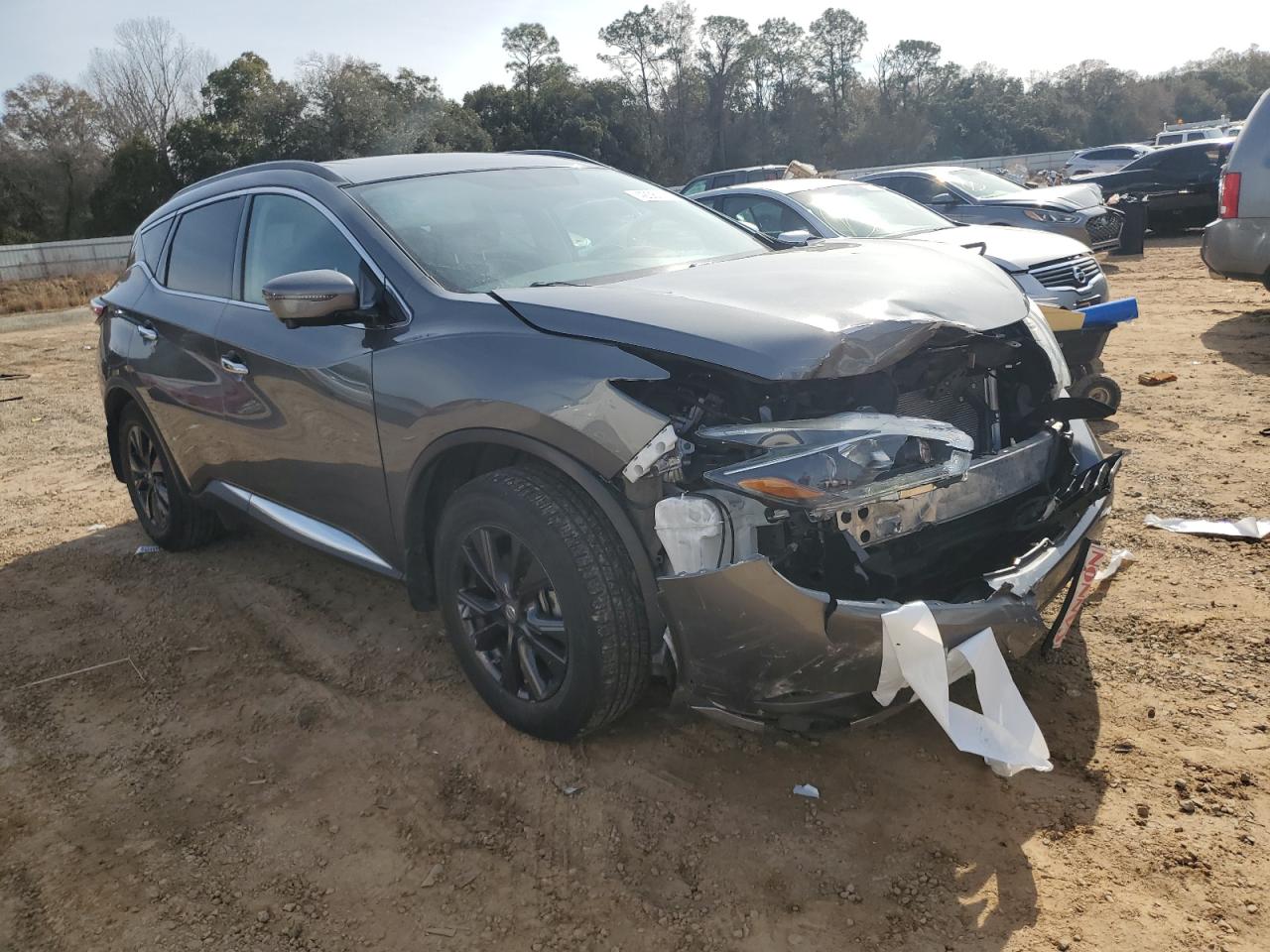 2018 Nissan Murano VIN 5N1AZ2MG6JN136503 Copart auction photo, front end damage thumbnail 4