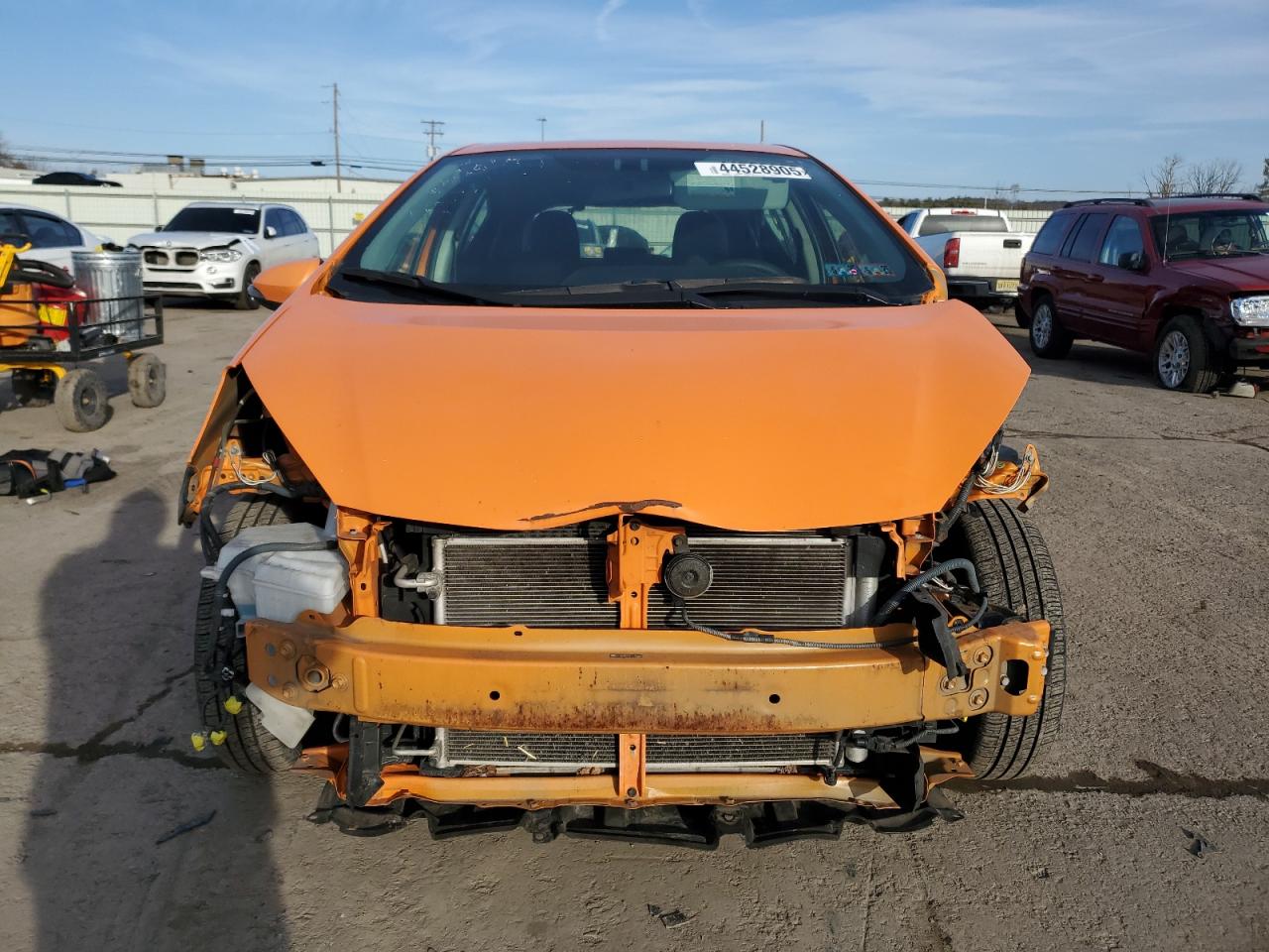 2015 Toyota Prius VIN JTDKDTB33F1115068 Copart auction photo, front end / side damage thumbnail 5