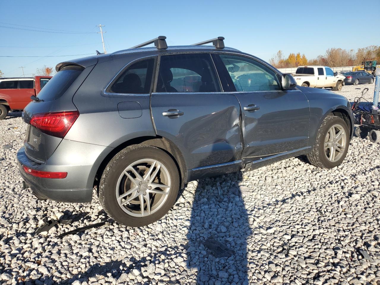 2016 Audi Q5 VIN WA1L2AFP3GA070768 Copart auction photo, side damage thumbnail 3