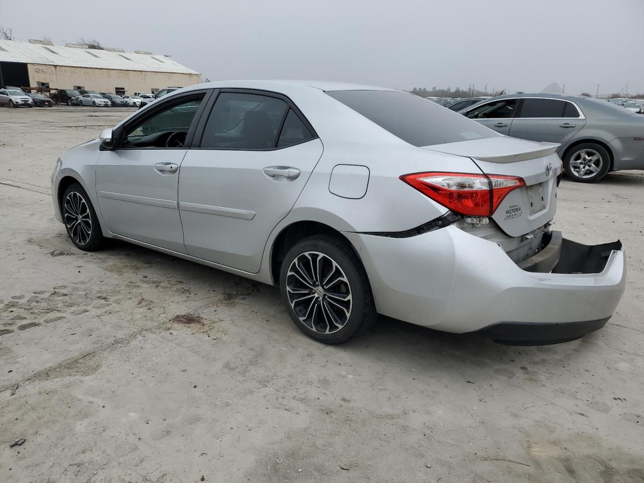 2016 Toyota Corolla VIN 5YFBURHE6GP383380 Copart auction photo, front end / rear end damage thumbnail 2