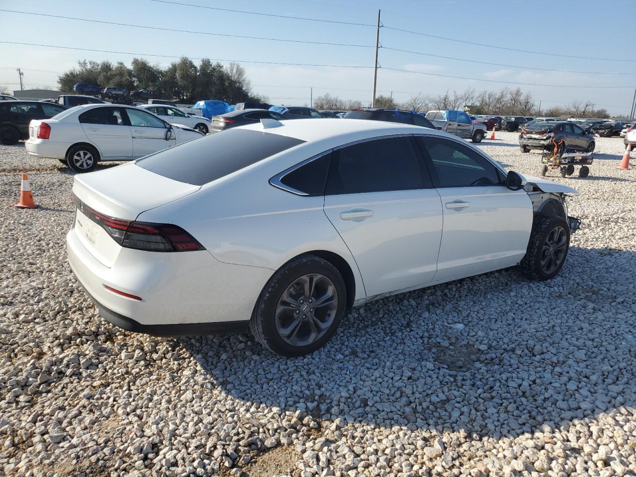 2023 Honda Accord VIN 1HGCY1F34PA035580 Copart auction photo, front end damage thumbnail 3