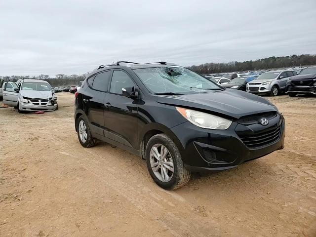 2012 Hyundai Tucson VIN KM8JU3AC0CU375351 Copart auction photo, front end / top/roof damage thumbnail 12
