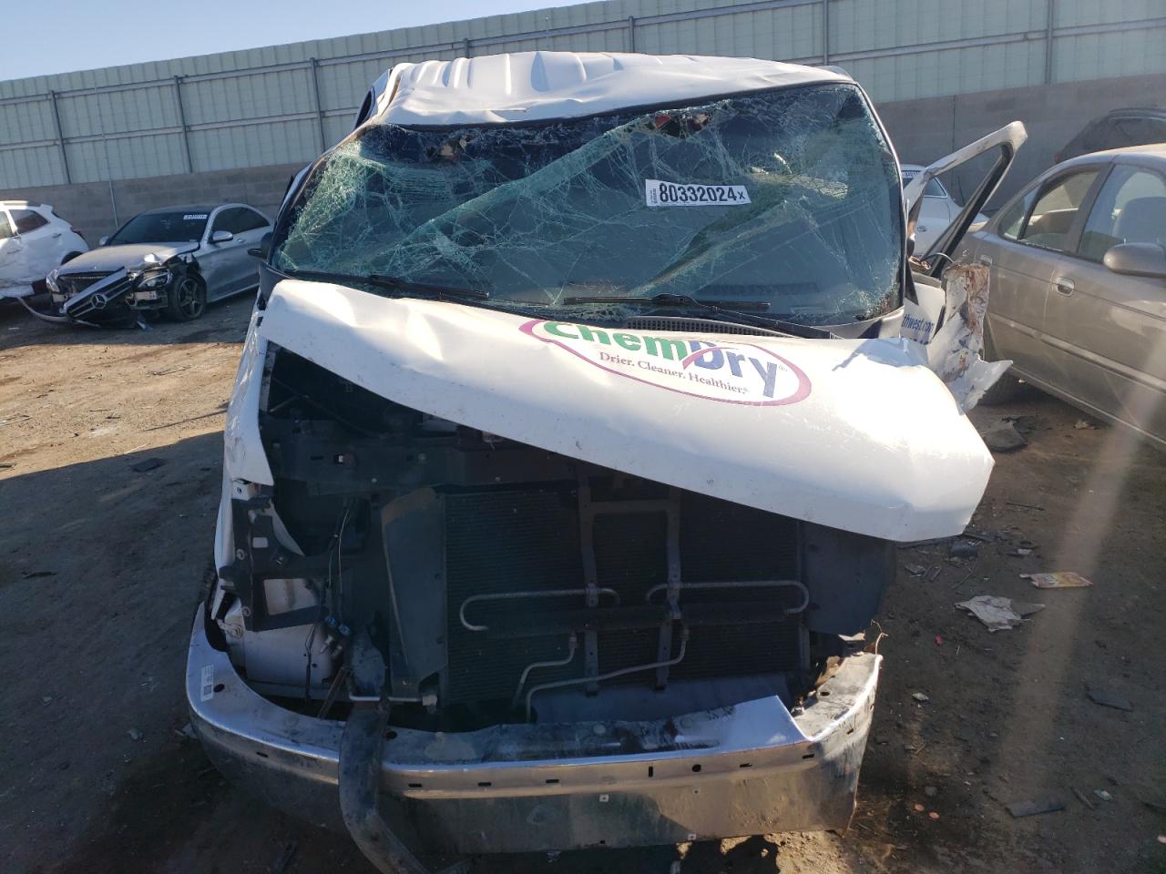 2013 Chevrolet Express VIN 1GCZGTBG4D1193235 Copart auction photo, all over damage thumbnail 5