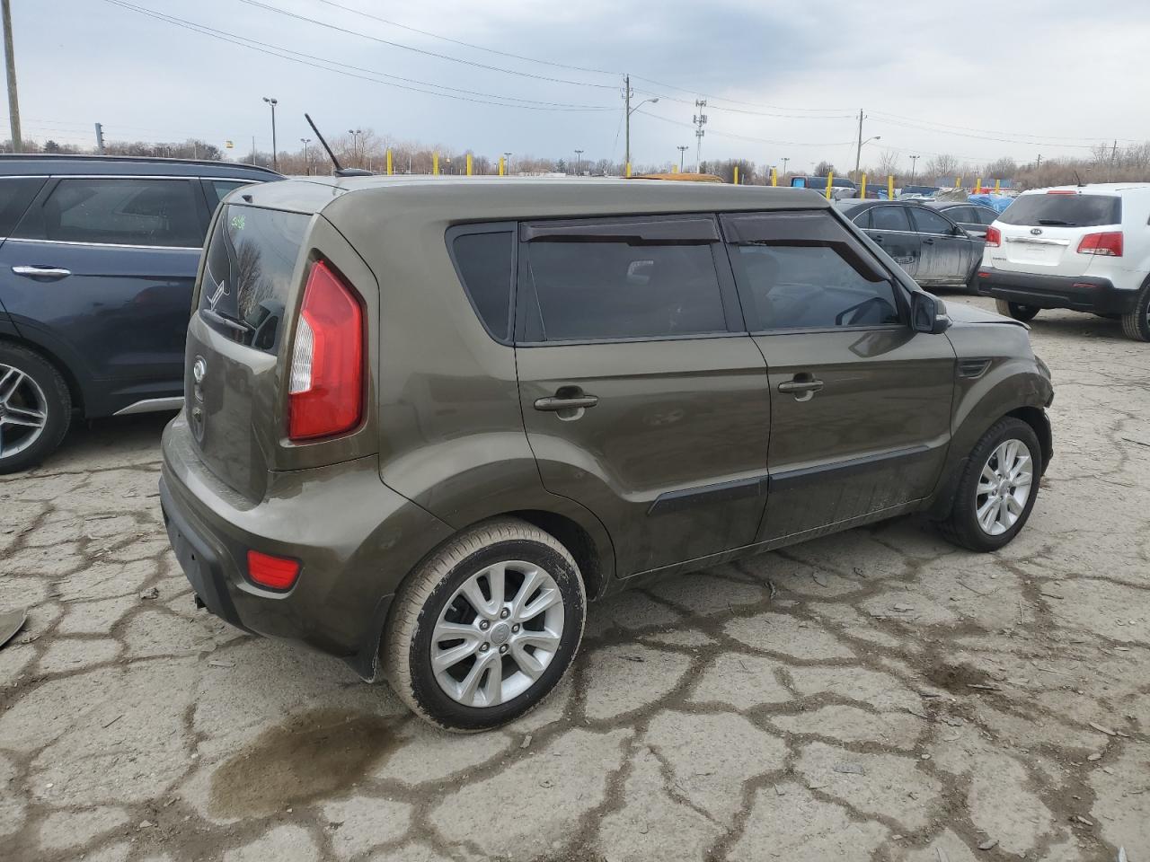 2012 KIA Soul VIN KNDJT2A67C7366186 Copart auction photo, front end damage thumbnail 3
