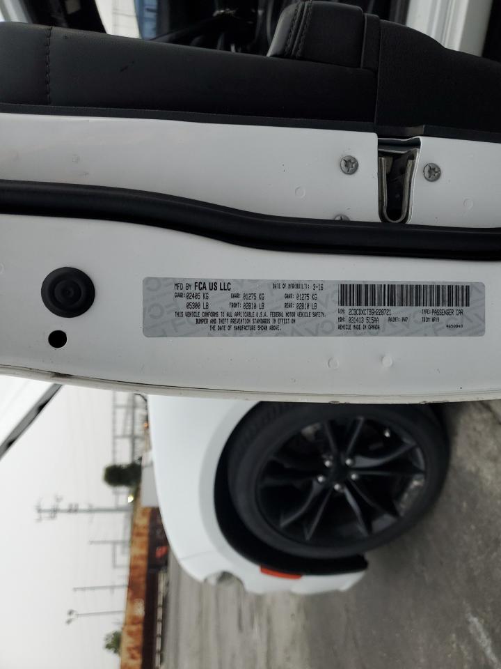 2016 Dodge Charger VIN 2C3CDXCT9GH228721 Copart auction photo, side damage thumbnail 14