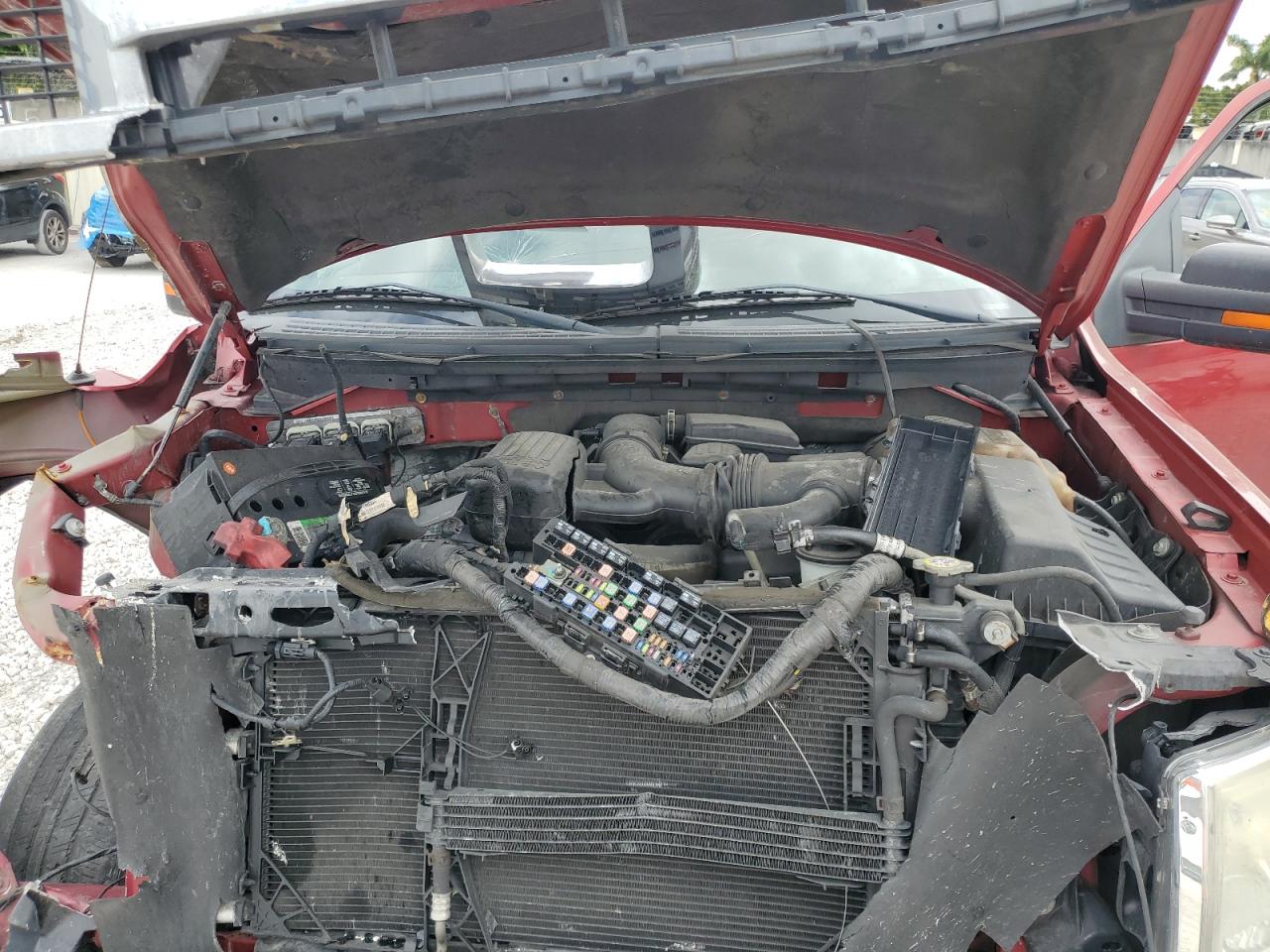 2009 Ford F-150 VIN 1FTPW14VX9FA94214 Copart auction photo, front end / side damage thumbnail 11
