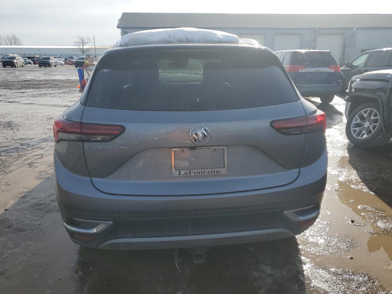 2022 Buick Envision VIN LRBFZNR43ND124474 Copart auction photo, front end / side damage thumbnail 6