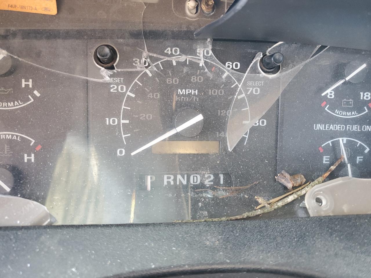 1995 Ford F-150 VIN 1FTEF15N9SNA90687 Copart auction photo, top/roof damage thumbnail 9