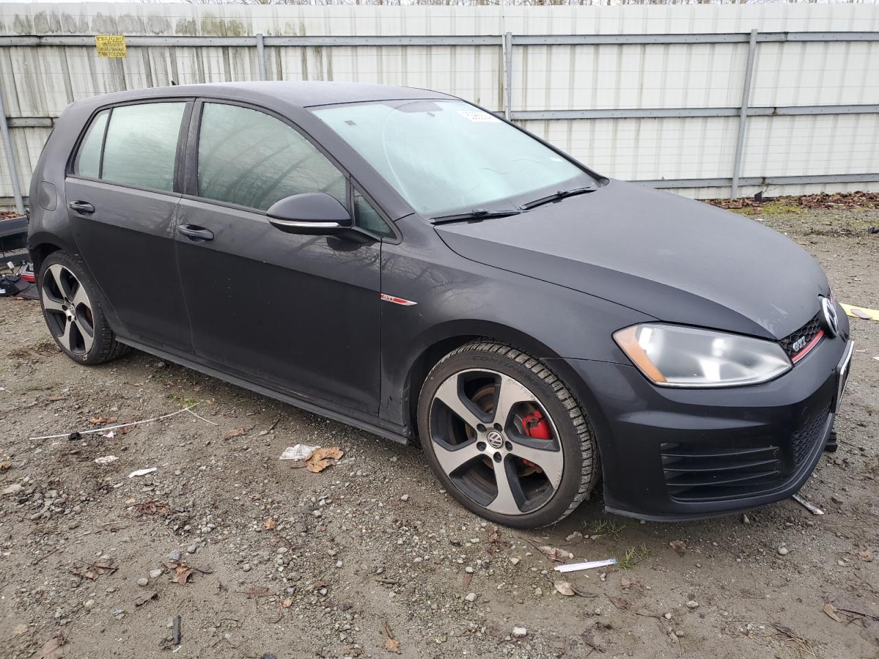 2017 Volkswagen GTI VIN 3VW4T7AU8HM031084 Copart auction photo, rear end damage thumbnail 4