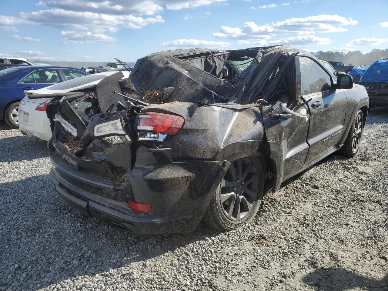 2018 Jeep Grand Cherokee VIN 1C4RJECG9JC512916 Copart auction photo, all over damage thumbnail 3