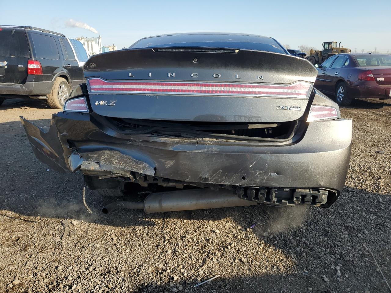 2016 Lincoln MKZ VIN 3LN6L2J95GR626658 Copart auction photo, rear end / front end damage thumbnail 6
