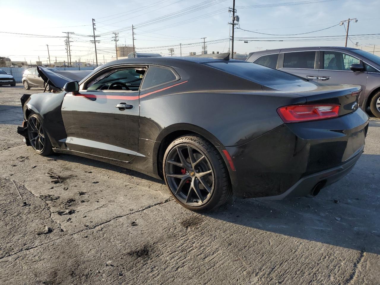 2017 Chevrolet Camaro VIN 1G1FB1RX2H0142073 Copart auction photo, front end damage thumbnail 2