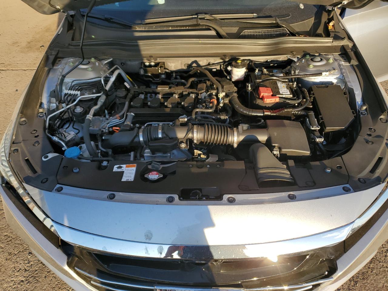 2021 Honda Accord VIN 1HGCV1F13MA047965 Copart auction photo, rear end / front end damage thumbnail 11