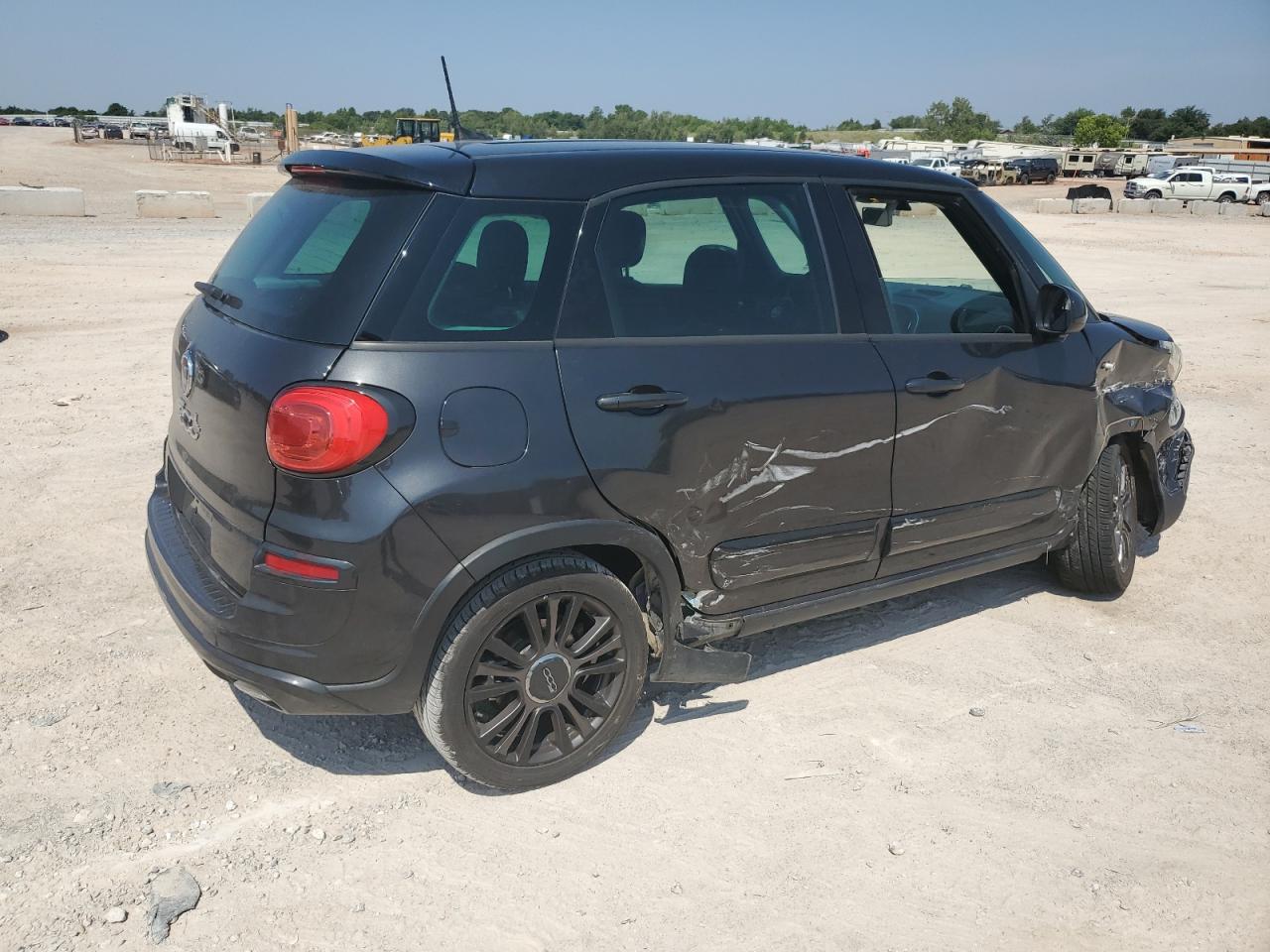 2019 Fiat 500 VIN ZFBNFADH4KZ042473 Copart auction photo, all over damage thumbnail 3