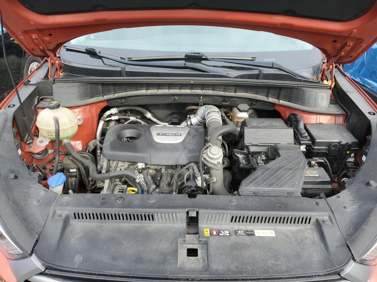 2017 Hyundai Tucson VIN KM8J33A20HU368045 Copart auction photo, vandalism damage thumbnail 12