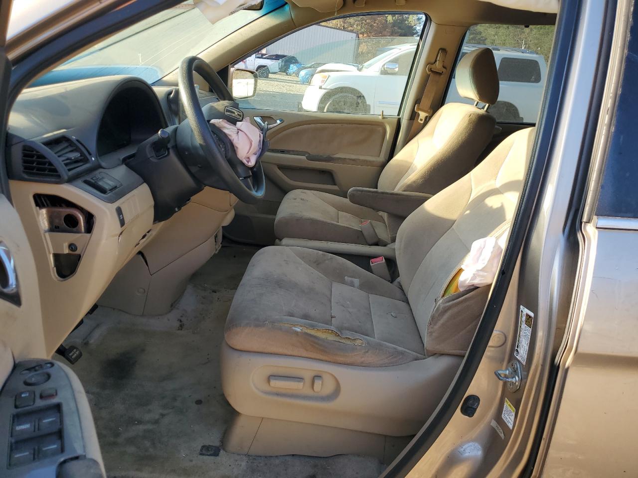 2007 Honda Odyssey VIN 5FNRL38497B050835 Copart auction photo, front end / minor dent/scratches damage thumbnail 7