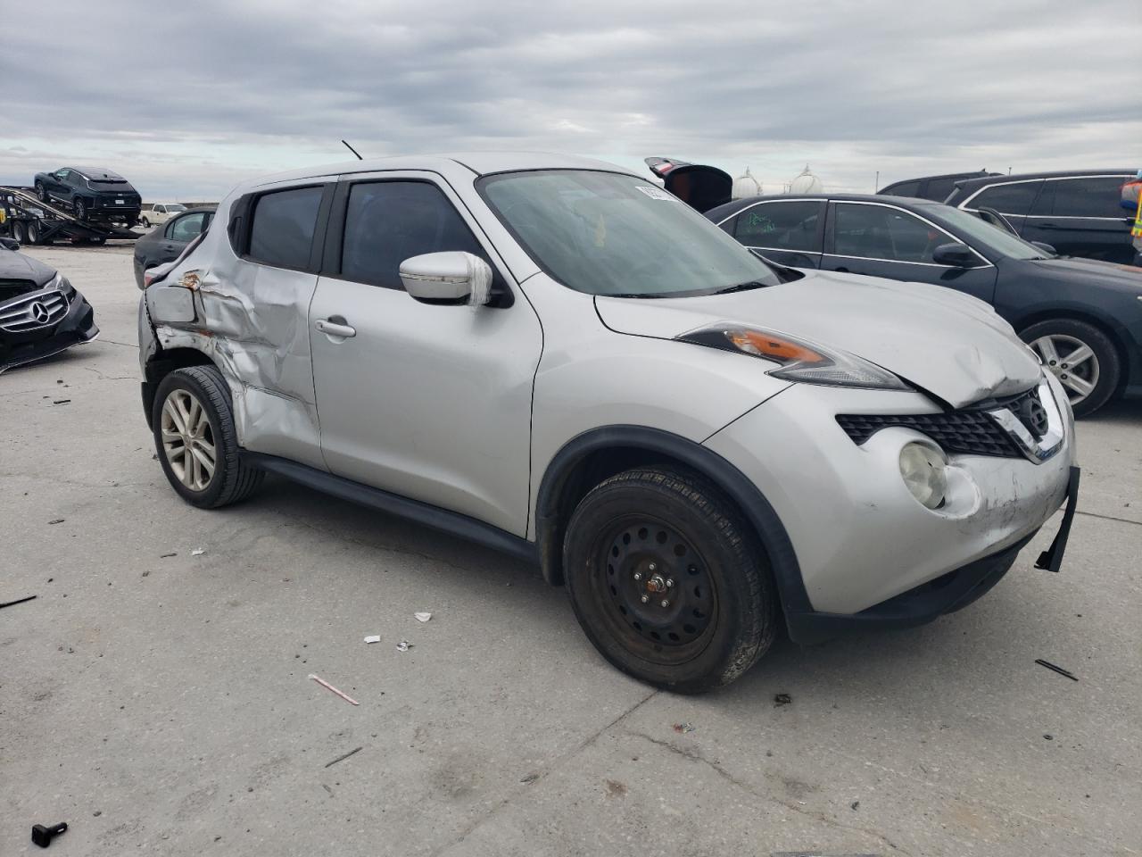 2015 Nissan Juke VIN JN8AF5MR9FT505877 Copart auction photo, all over damage thumbnail 4