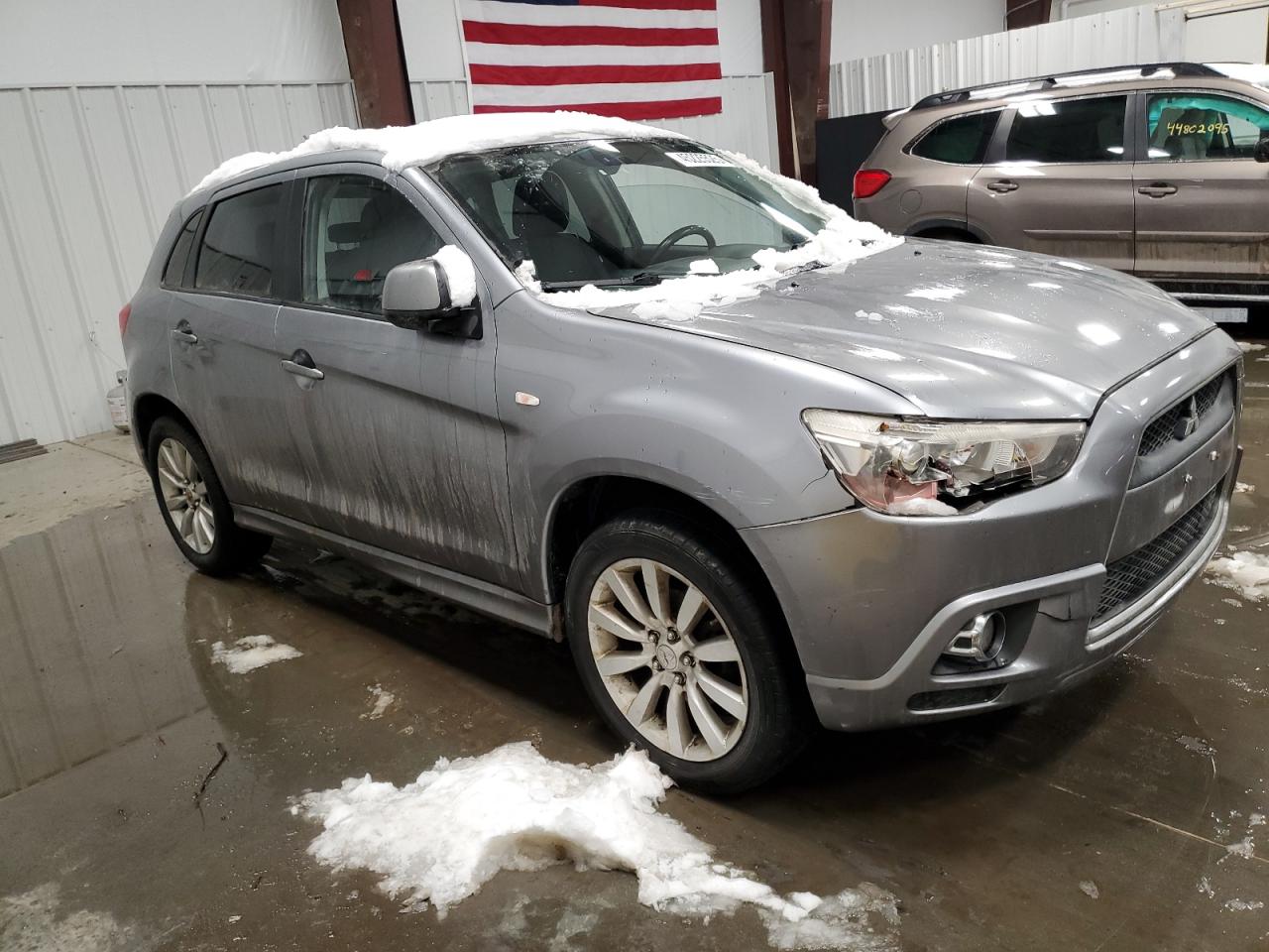 2011 Mitsubishi Outlander VIN JA4AR4AU6BZ017462 Copart auction photo, front end damage thumbnail 4
