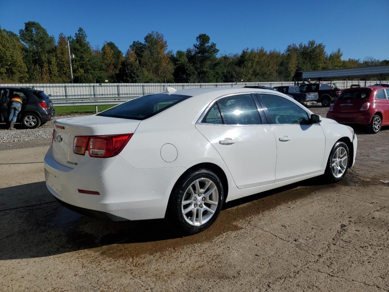 2013 Chevrolet Malibu VIN 1G11D5RR6DF108576 Copart auction photo, front end / side damage thumbnail 3
