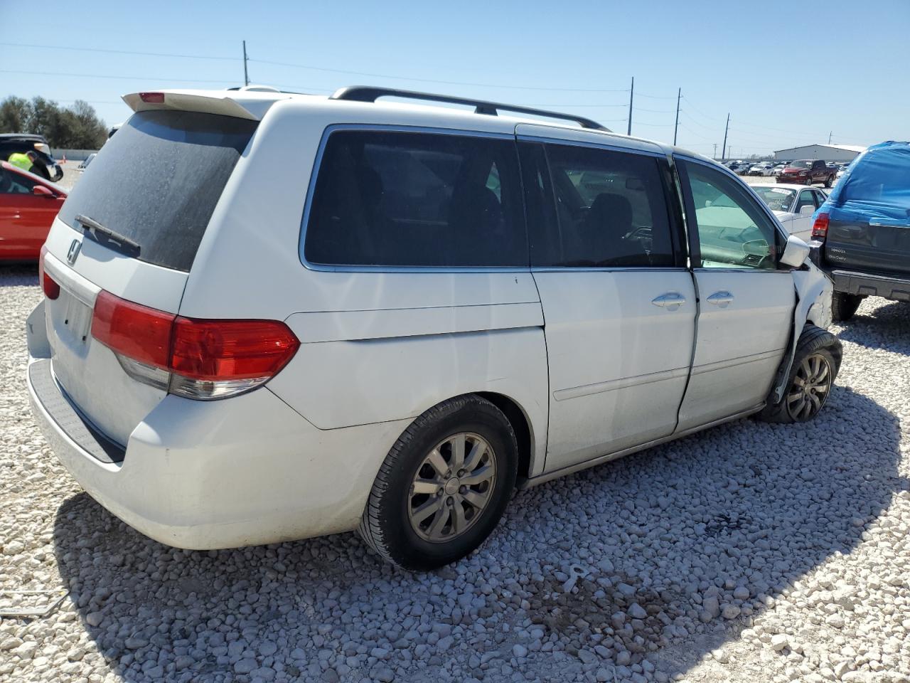2008 Honda Odyssey VIN 5FNRL38658B108426 Copart auction photo, front end damage thumbnail 3