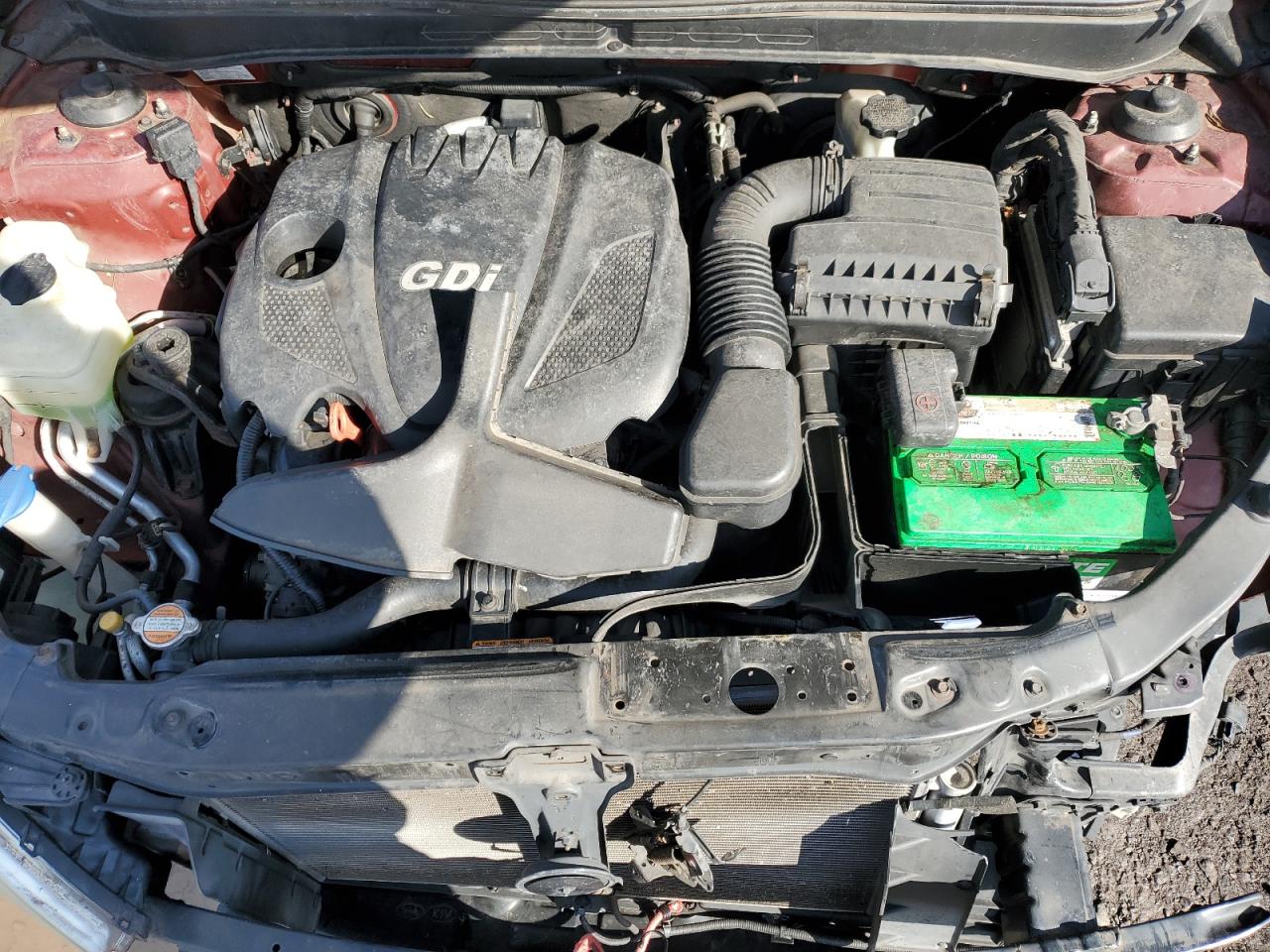 2011 Hyundai Sonata VIN 5NPEB4AC7BH136910 Copart auction photo, front end / rear end damage thumbnail 11