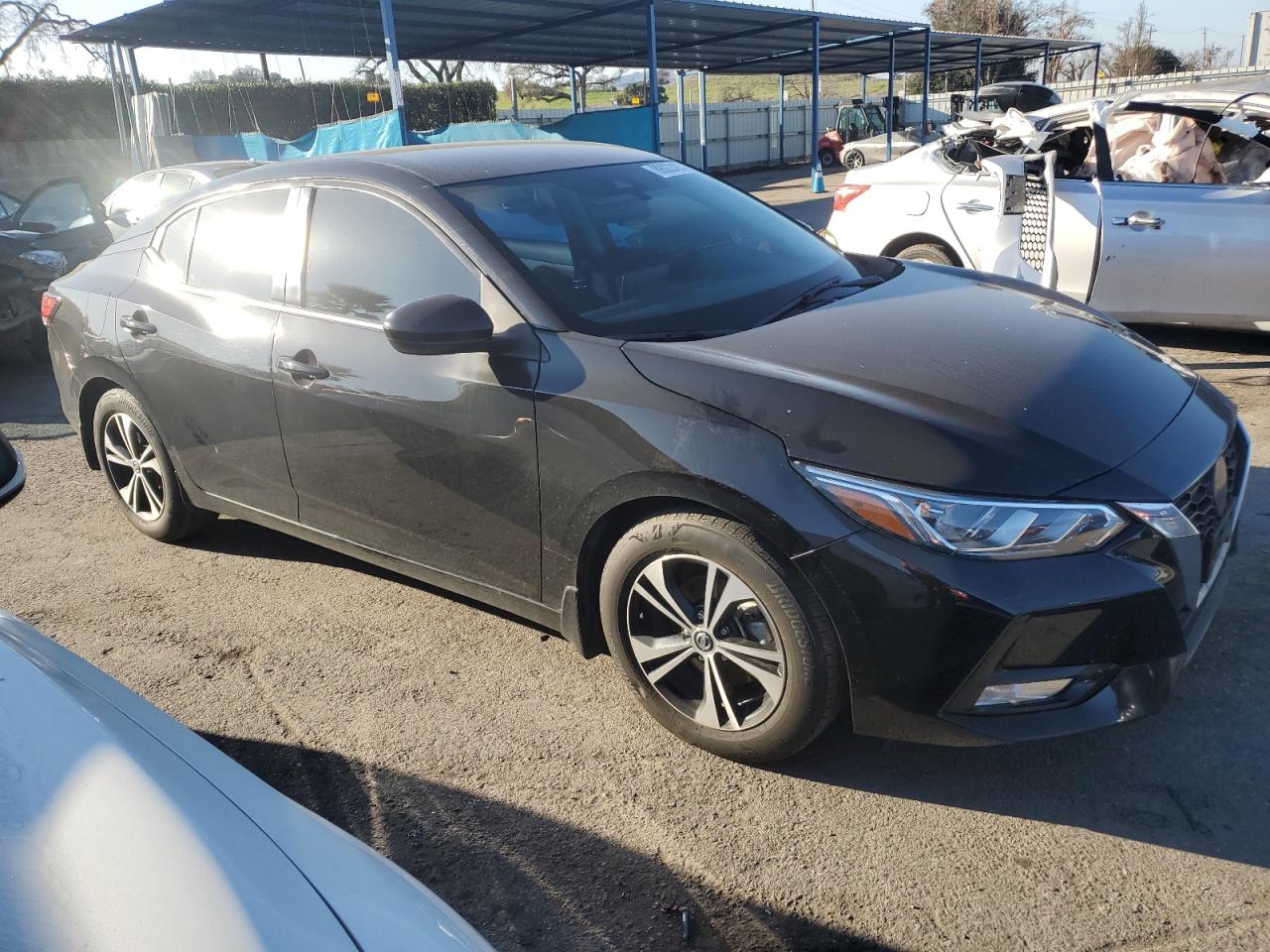 2022 Nissan Sentra VIN 3N1AB8CV7NY273702 Copart auction photo, front end damage thumbnail 4