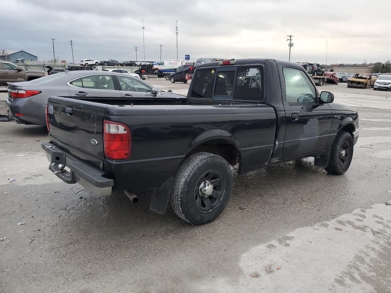 2002 Ford Ranger VIN 1FTYR10D02TA57298 Copart auction photo, front end / side damage thumbnail 3