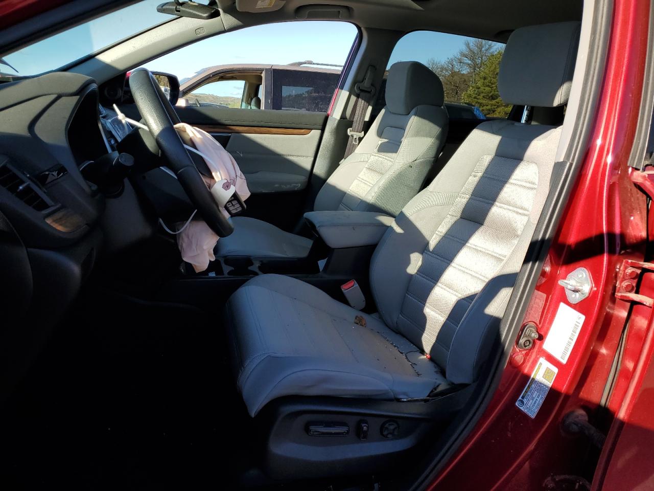 2021 Honda CR-V VIN 2HKRW2H57MH605983 Copart auction photo, front end / rear end damage thumbnail 7