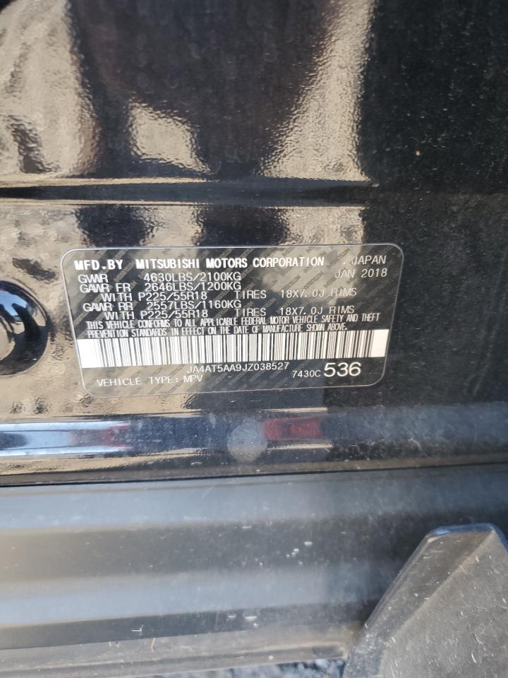 2018 Mitsubishi Eclipse VIN JA4AT5AA9JZ038527 Copart auction photo, front end damage thumbnail 12