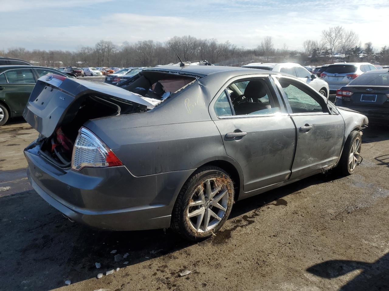 2010 Ford Fusion VIN 3FAHP0JA4AR110014 Copart auction photo, all over damage thumbnail 3