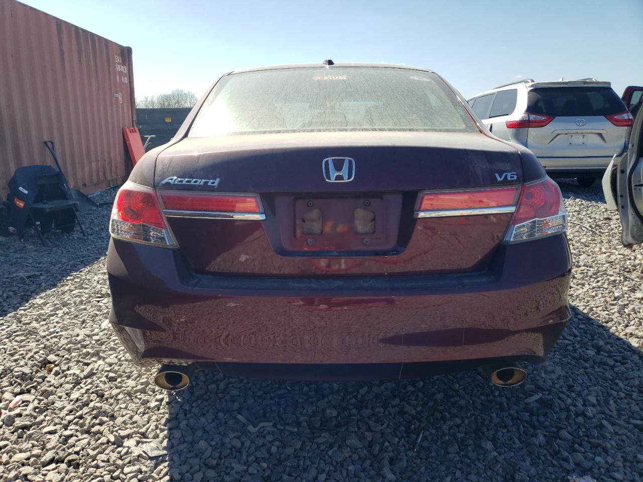 2012 Honda Accord VIN 1HGCP3F81CA040210 Copart auction photo, side damage thumbnail 6