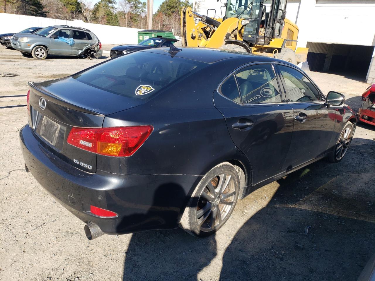 2008 Lexus IS VIN JTHBE262085017439 Copart auction photo, side / front end damage thumbnail 3