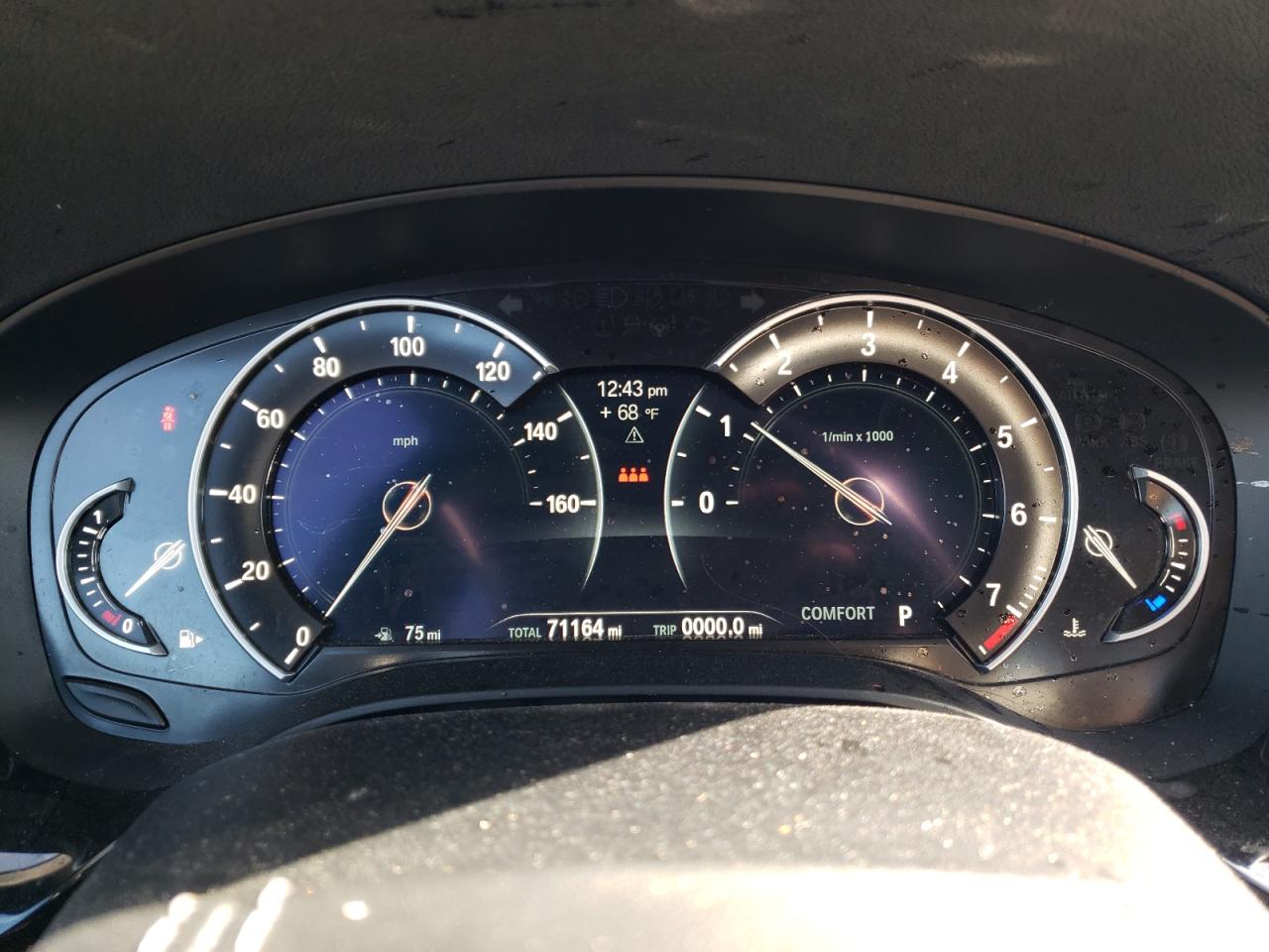 2019 BMW 5er VIN WBAJA7C59KG911971 Copart auction photo, rear end damage thumbnail 9