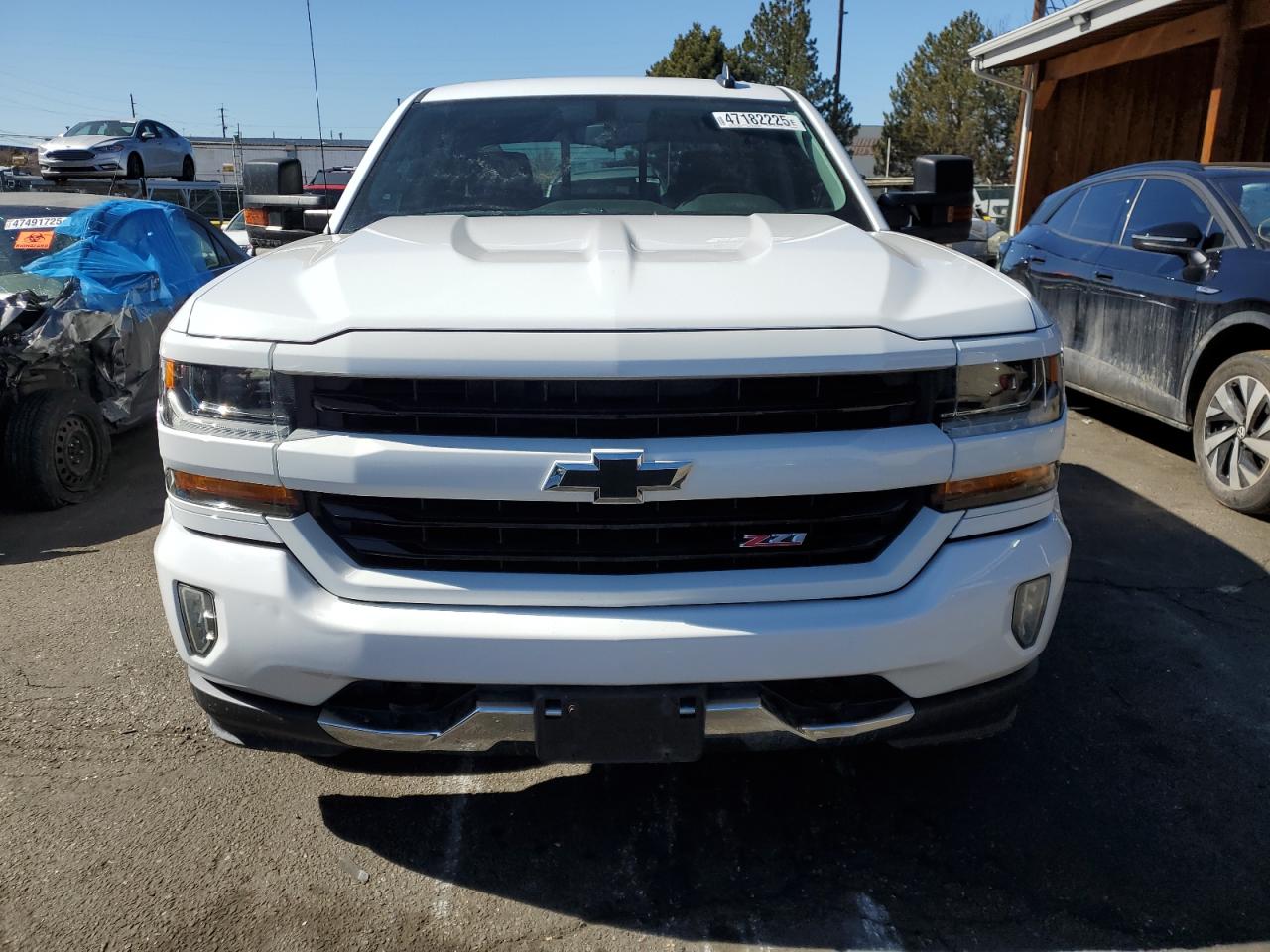 2018 Chevrolet Silverado VIN 3GCUKREC1JG107185 Copart auction photo, rear end damage thumbnail 5