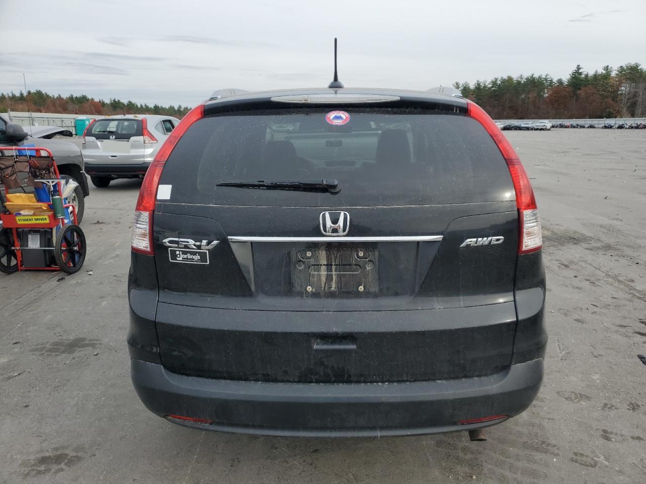 2013 Honda CR-V VIN 2HKRM4H72DH630020 Copart auction photo, front end damage thumbnail 6