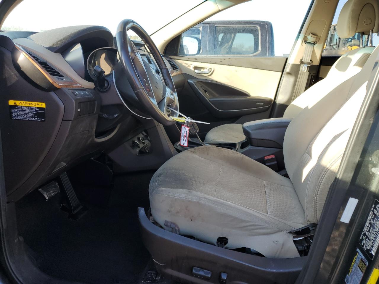 2013 Hyundai Santa Fe VIN 5XYZU3LB4DG074130 Copart auction photo, front end damage thumbnail 7