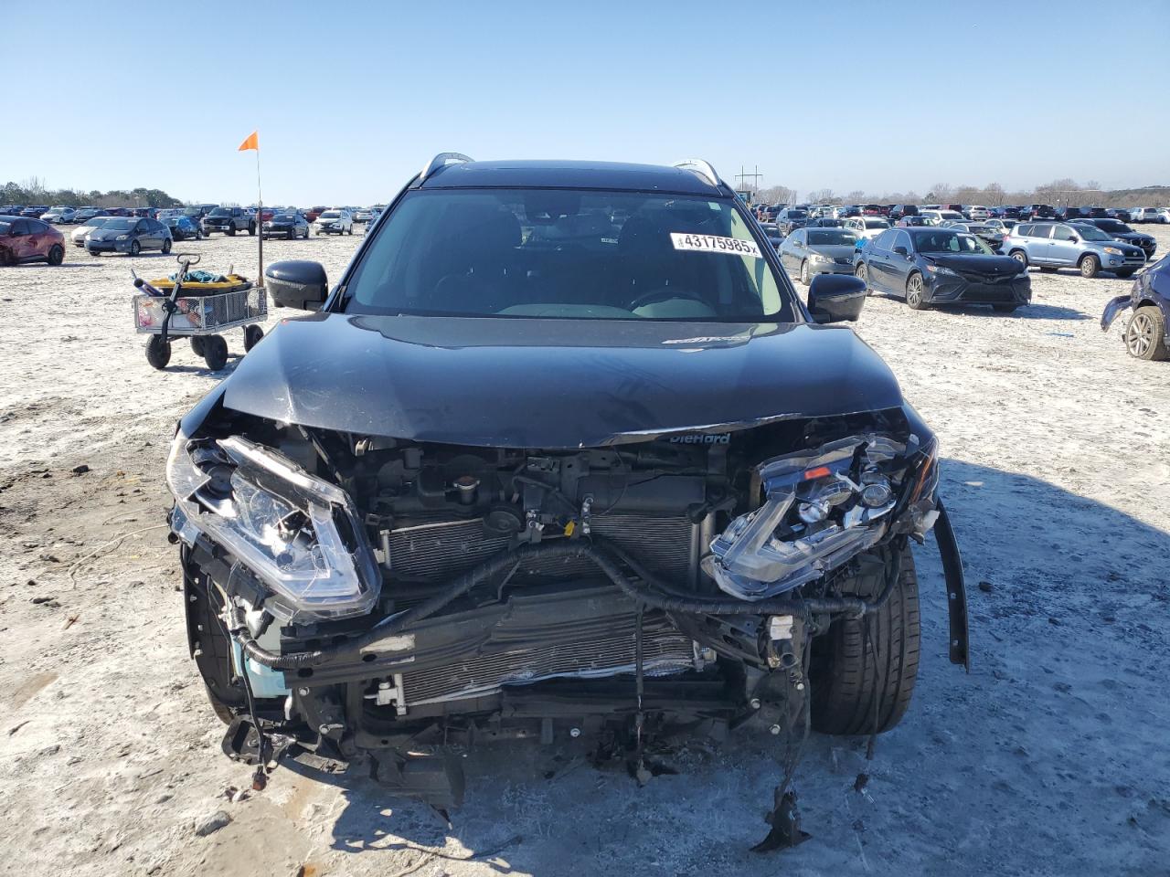 2018 Nissan Rogue VIN JN8AT2MT2JW451705 Copart auction photo, front end damage thumbnail 5