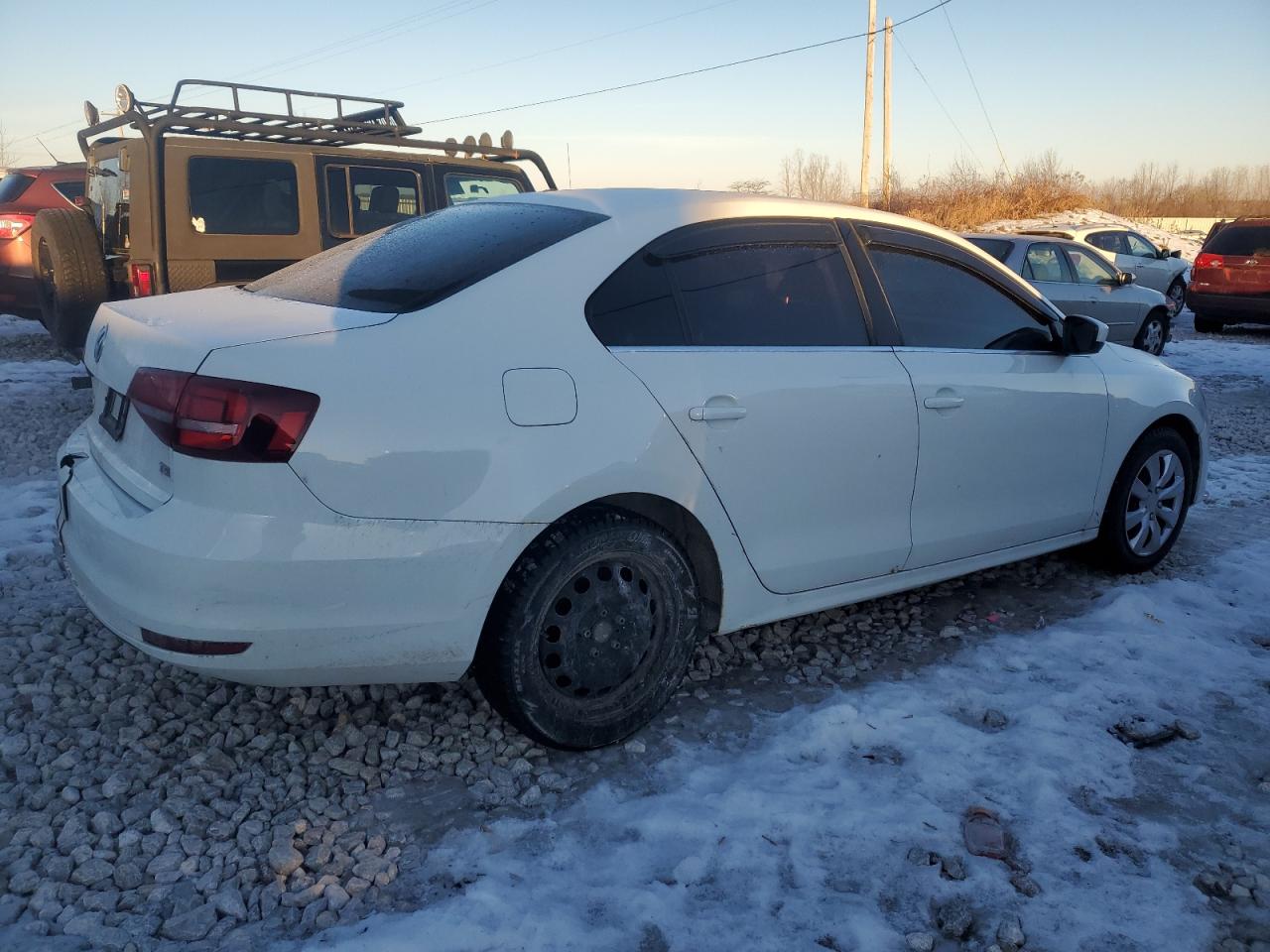 2017 Volkswagen Jetta VIN 3VW2B7AJ8HM396140 Copart auction photo, front end / rear end damage thumbnail 3