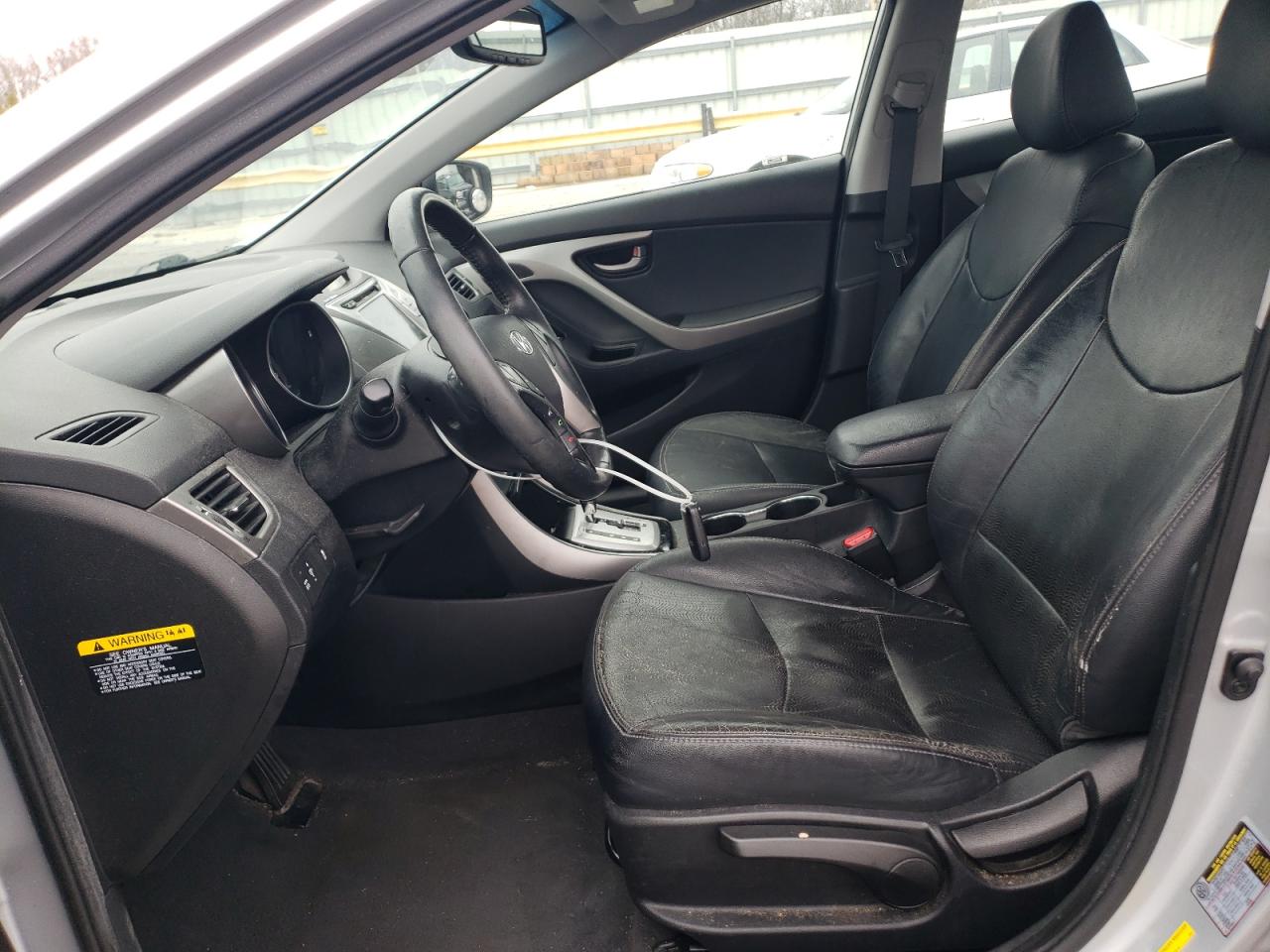 2012 Hyundai Elantra VIN 5NPDH4AE9CH121855 Copart auction photo, front end / rear end damage thumbnail 7