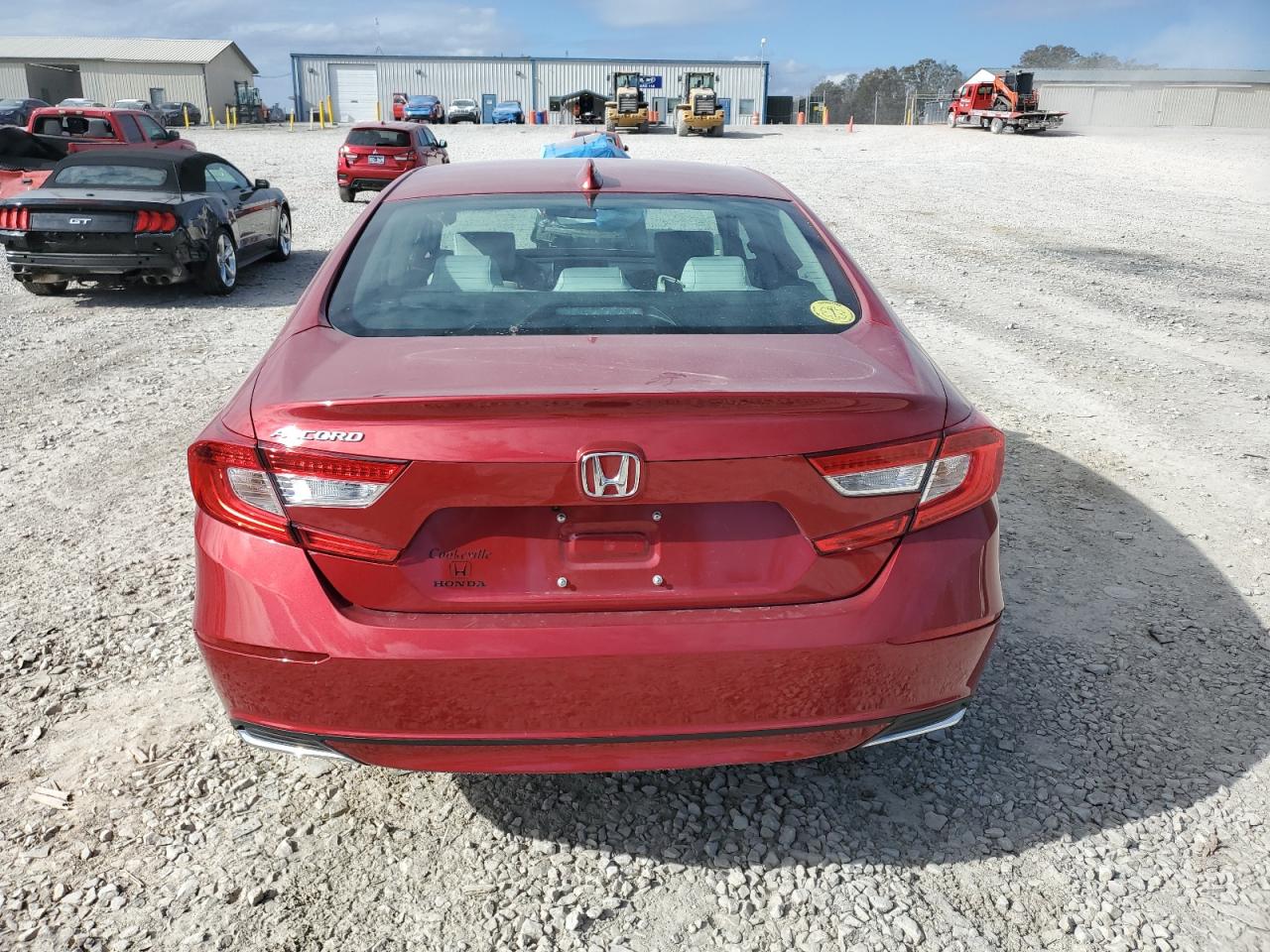 2022 Honda Accord VIN 1HGCV1F12NA007703 Copart auction photo, frame damage / front end damage thumbnail 6