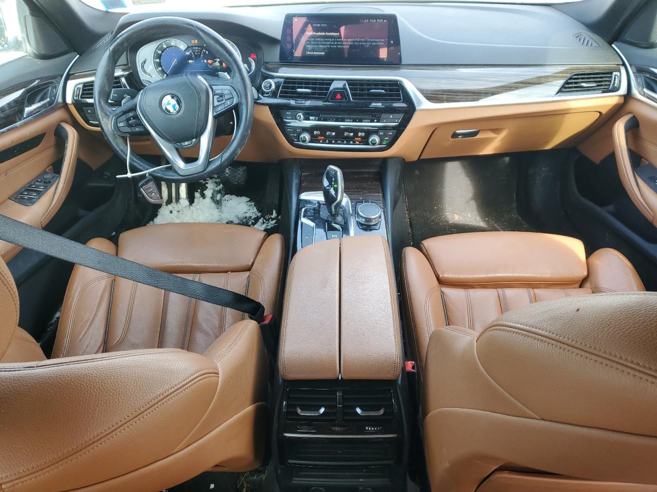 2018 BMW 5er VIN WBAJE7C54JWC56307 Copart auction photo, rear end damage thumbnail 8