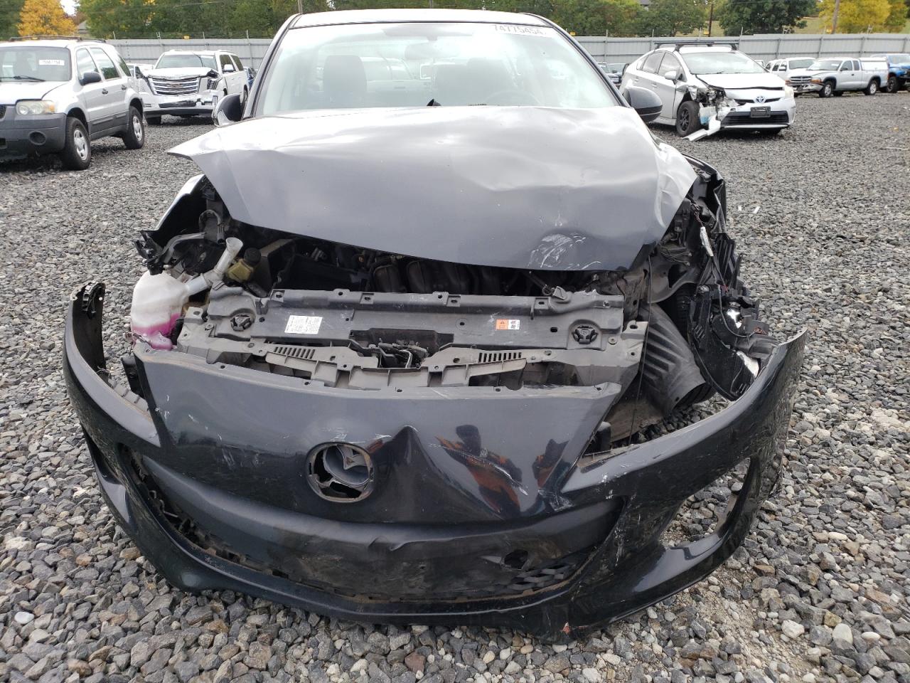 2013 Mazda 3 VIN JM1BL1TG3D1771518 Copart auction photo, front end damage thumbnail 5