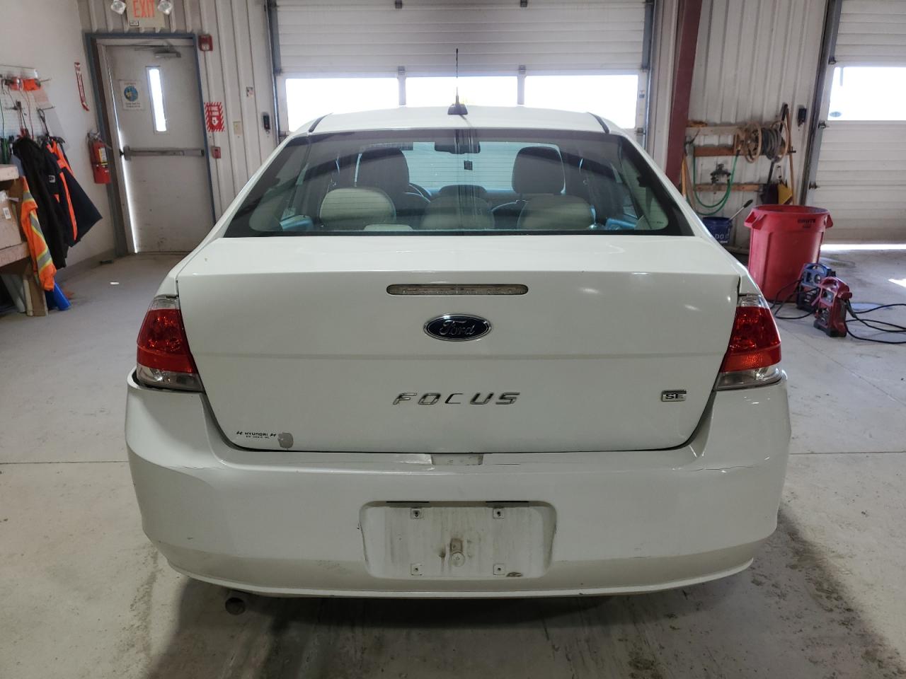 2011 Ford Focus VIN 1FAHP3FN8BW124400 Copart auction photo, rear end damage thumbnail 6